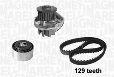 MAGNETI MARELLI 341405810003 -  Водяной насос + комплект зубчатого ремня